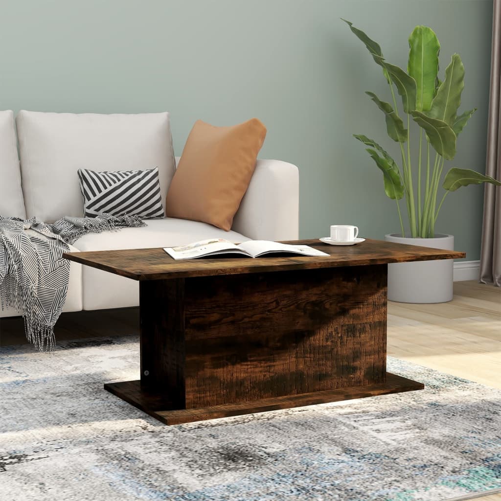 Coffee Table Sonoma Oak 40.2"x21.9"x15.7" Engineered Wood