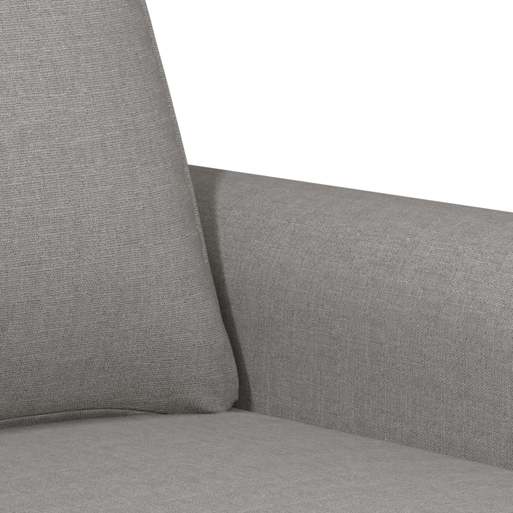 2-Seater Sofa Light Gray 47.2" Fabric