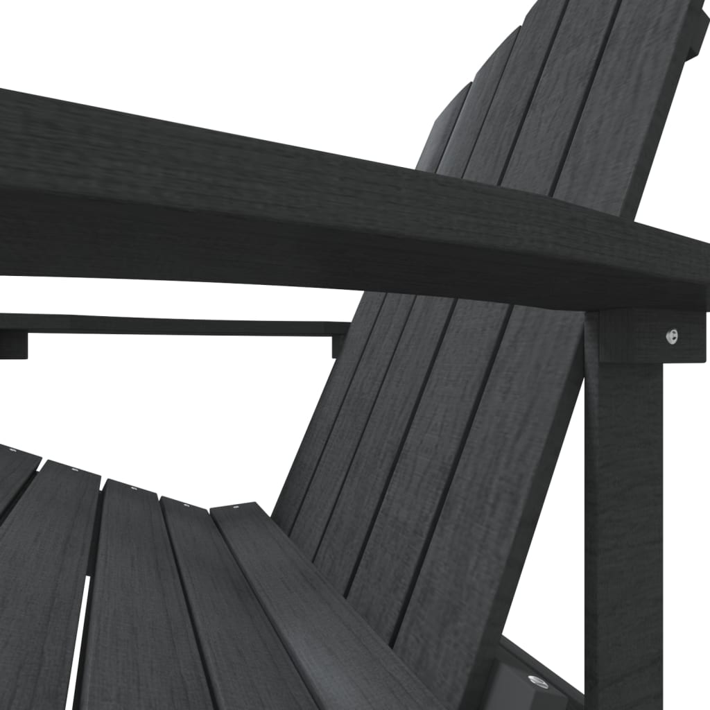 Patio Adirondack Chair HDPE Anthracite