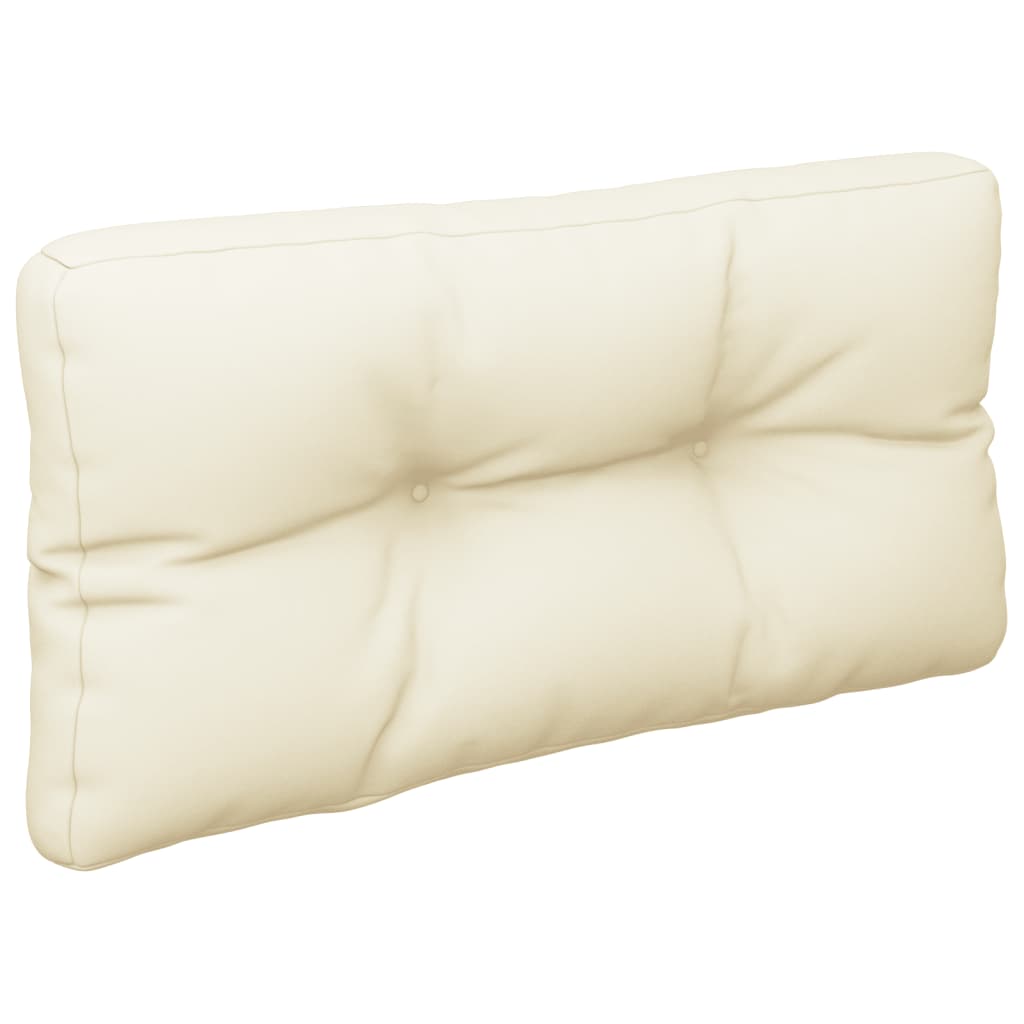 Pallet Cushion Cream 27.6"x15.7"x4.7" Fabric