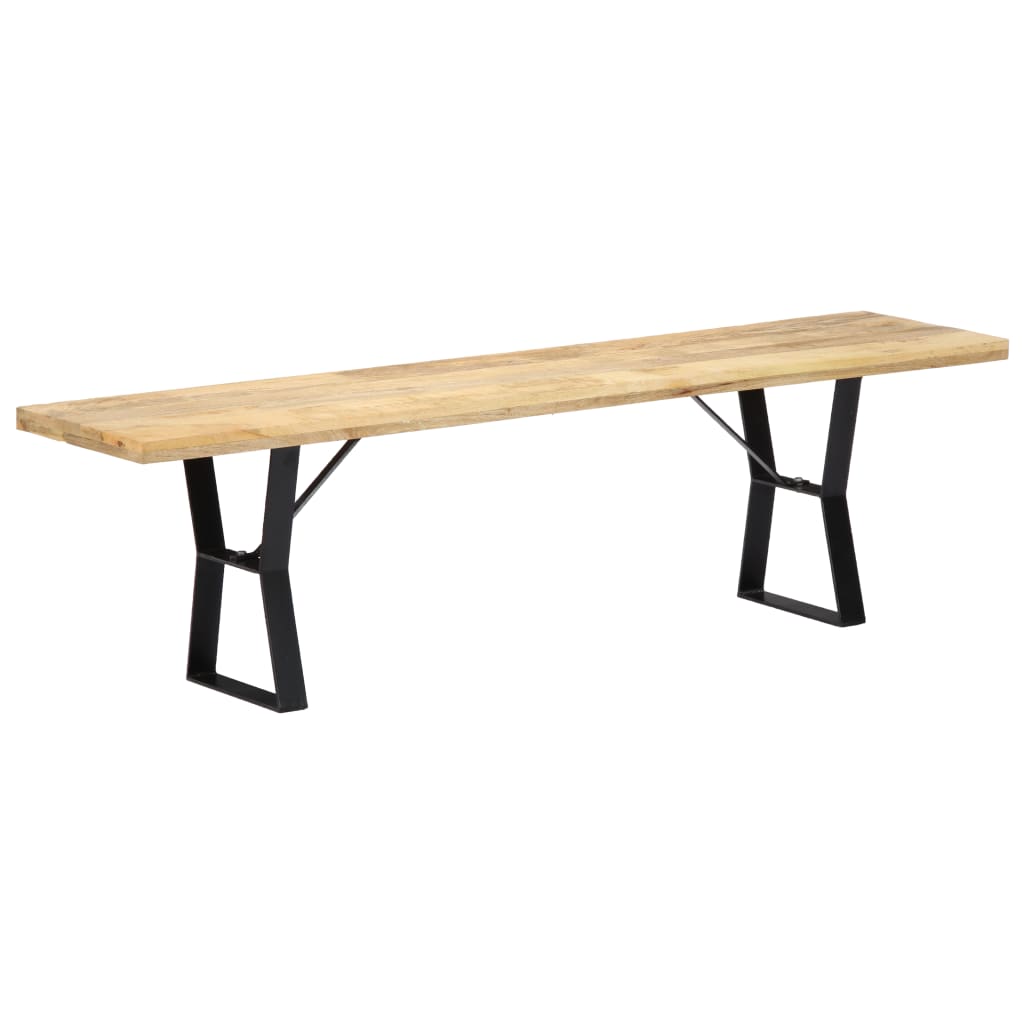 Bench 63" Solid Mango Wood