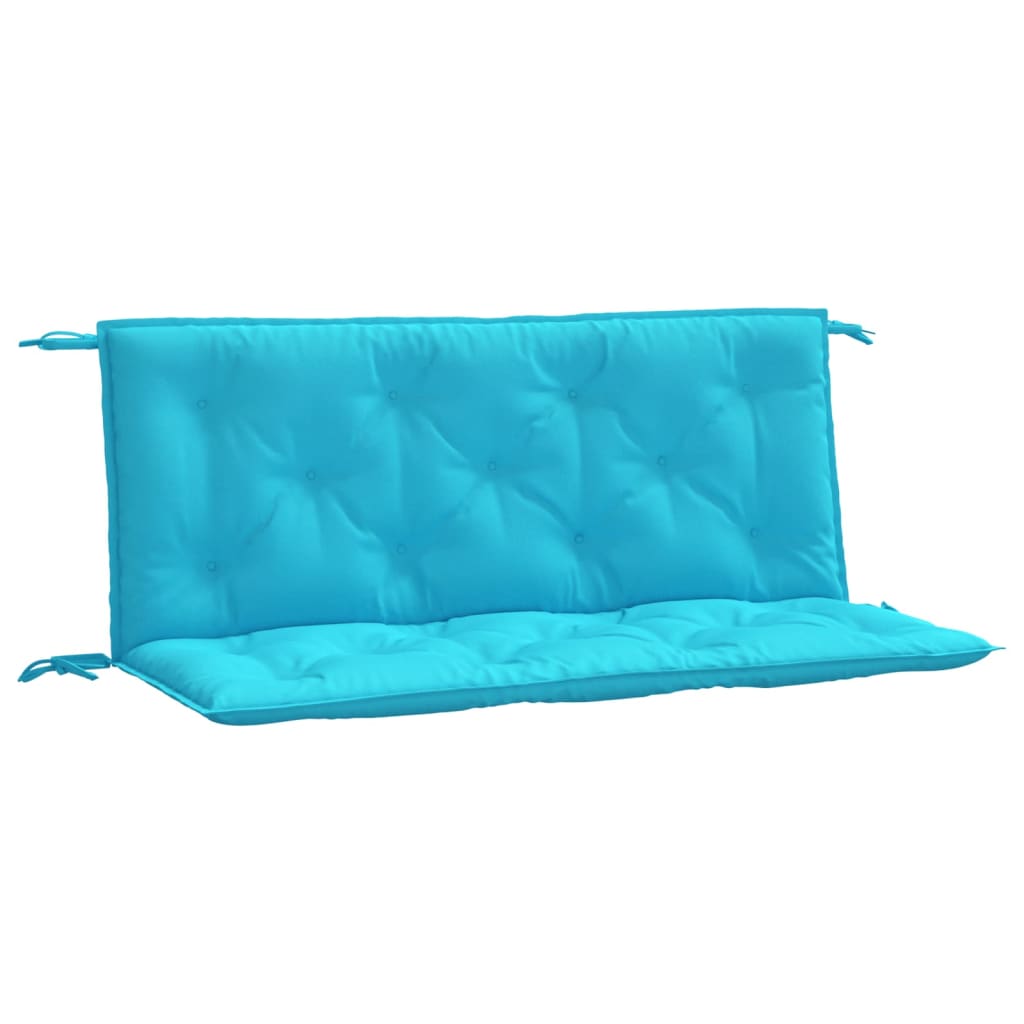 Garden Bench Cushions 2pcs Turquoise 47.2"x19.7"x2.8" Fabric