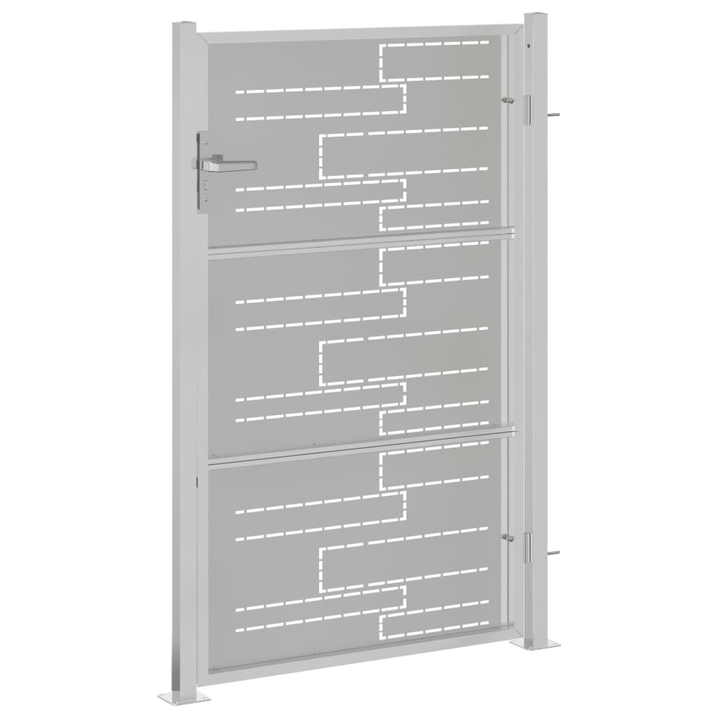 Garden Gate 39.4"x59.1" Stainless Steel