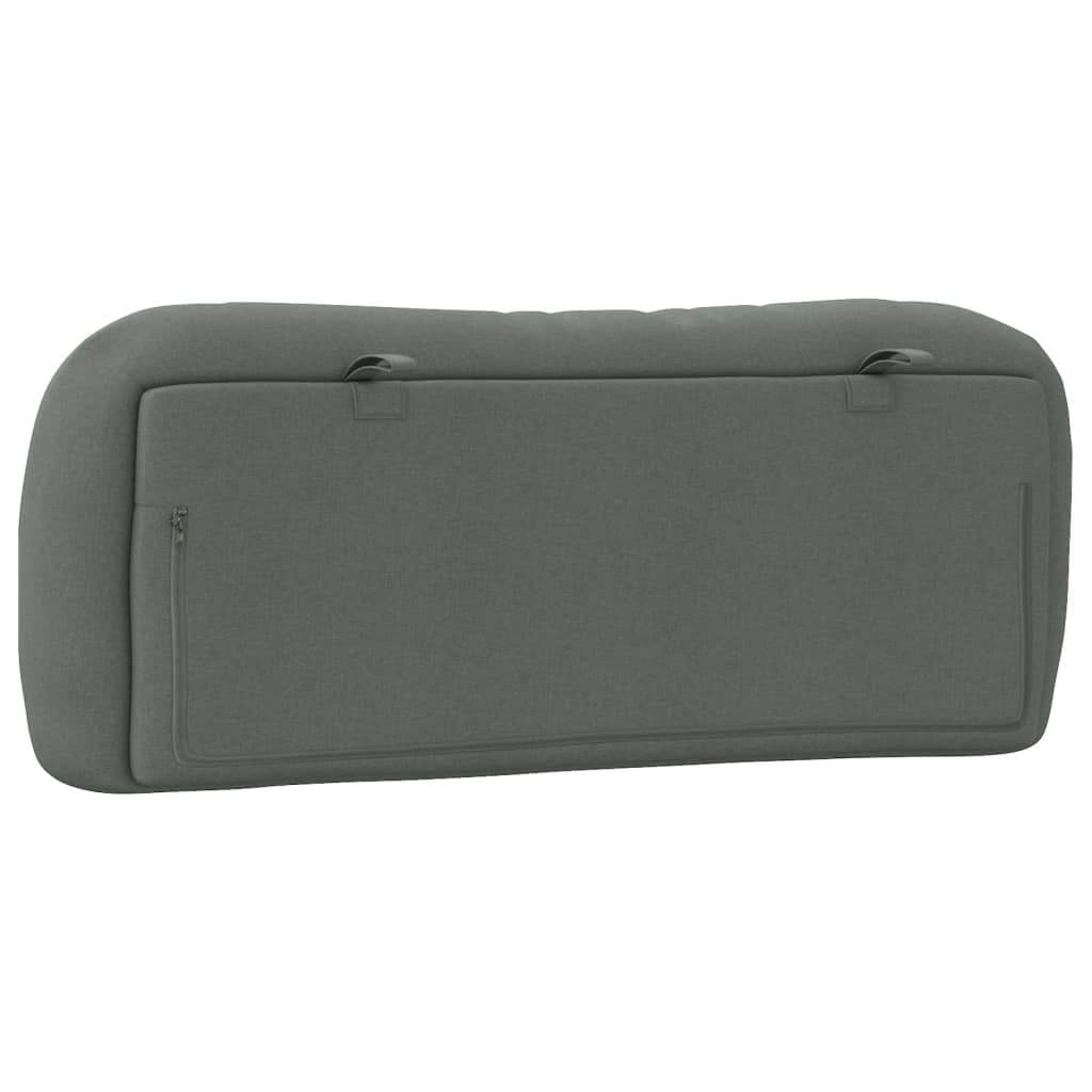 Headboard Cushion Dark Gray 39.4" Fabric