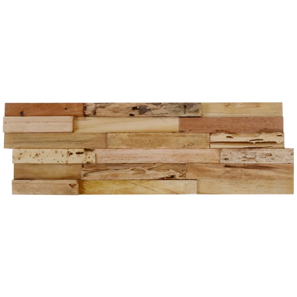 Wall Cladding Panels 10 pcs 11.1 ft² Recycled Teak Wood