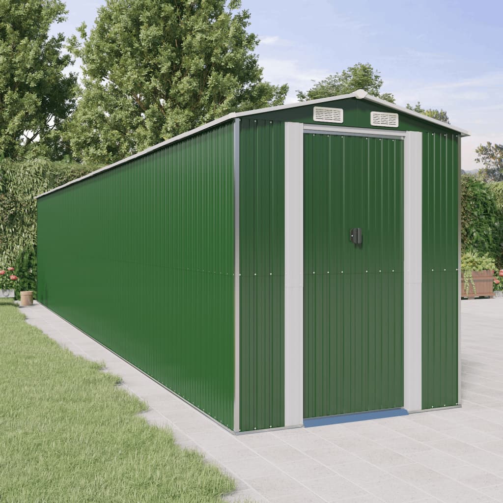 Garden Shed Anthracite 75.6"x173.2"x87.8" Galvanized Steel