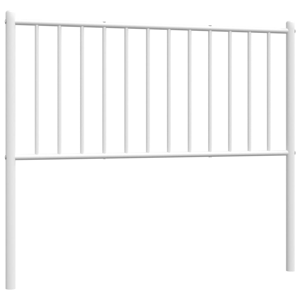 Metal Headboard White 39.4"