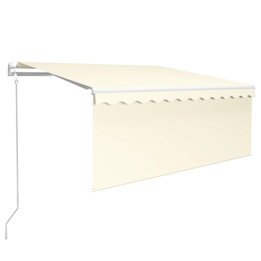 Automatic Retractable Awning with Blind 9.8'x8.2' Cream