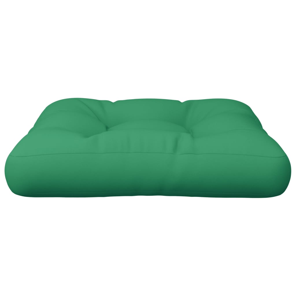 Pallet Cushion Green 19.7"x19.7"x4.7" Fabric