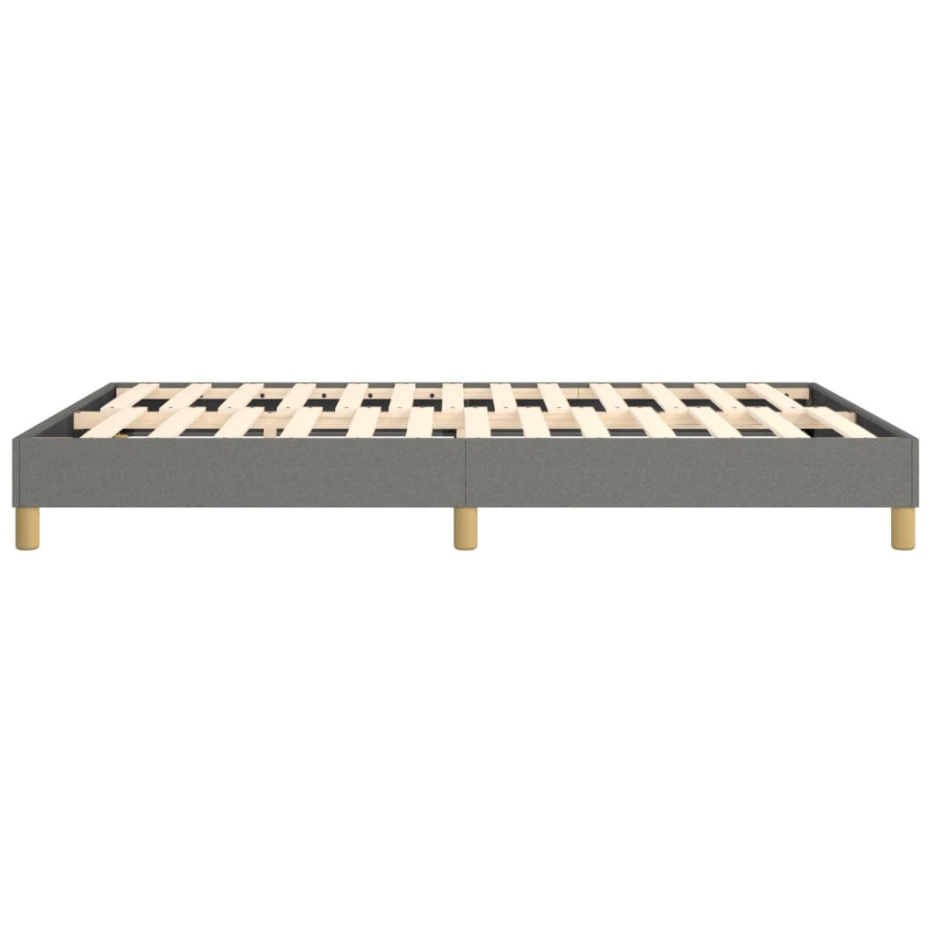 Bed Frame Dark Gray 53.9"x74.8" Full Fabric