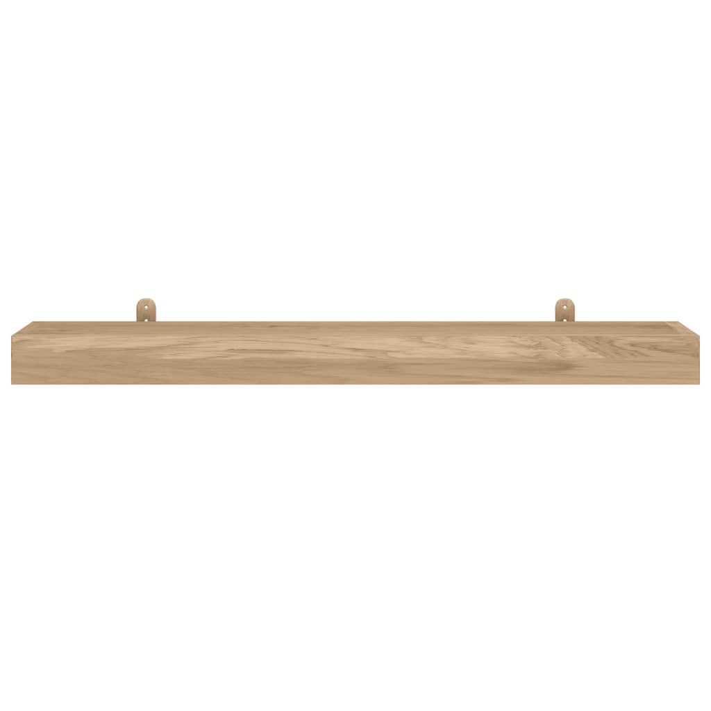 Wall Shelves 2 pcs 43.3"x5.9"x1.6" Solid Wood Teak