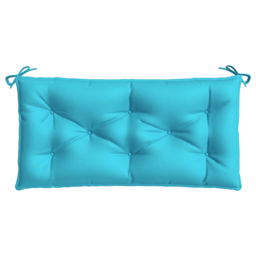 Garden Bench Cushions 2pcs Turquoise 39.4"x19.7"x2.8" Fabric