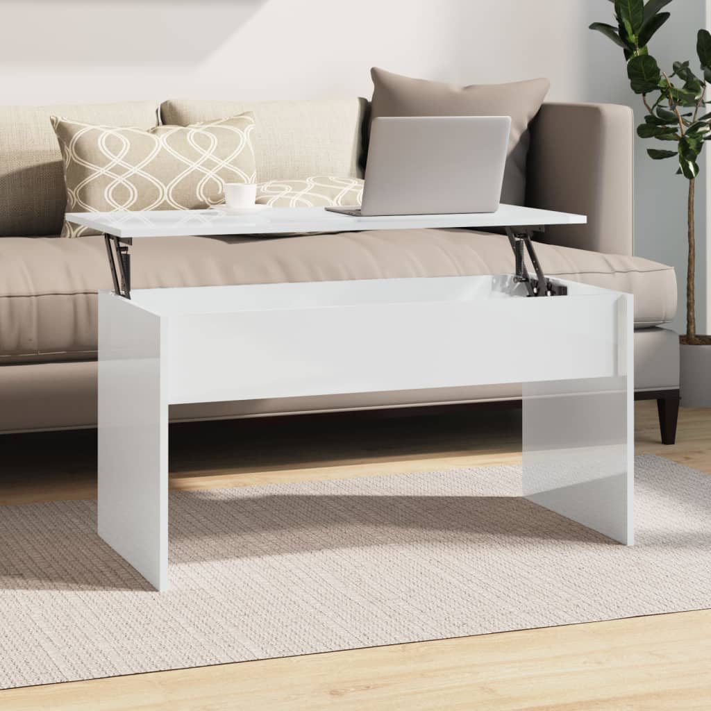 Coffee Table Concrete Gray 40.2"x19.9"x20.7" Engineered Wood