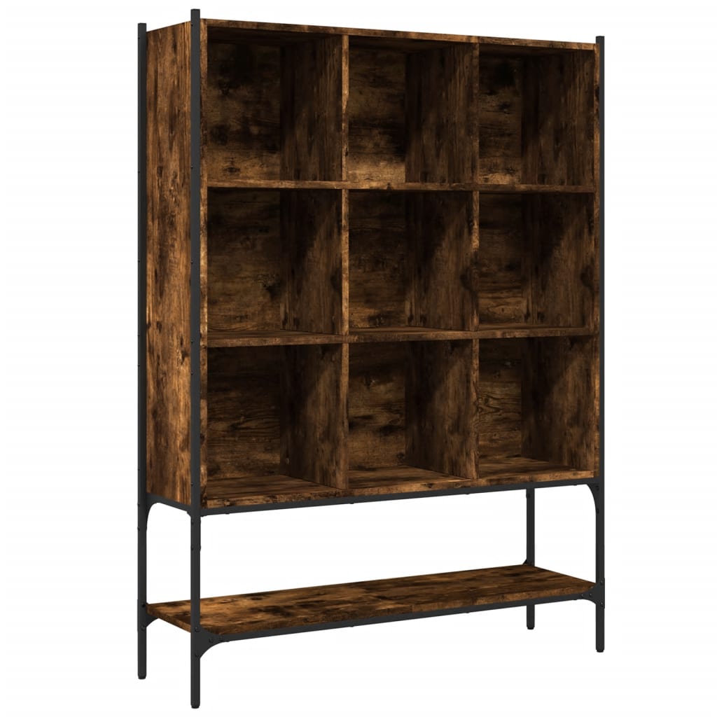 Bookcase Smoked Oak 40.2"x11.8"x55.7" Engineered Wood