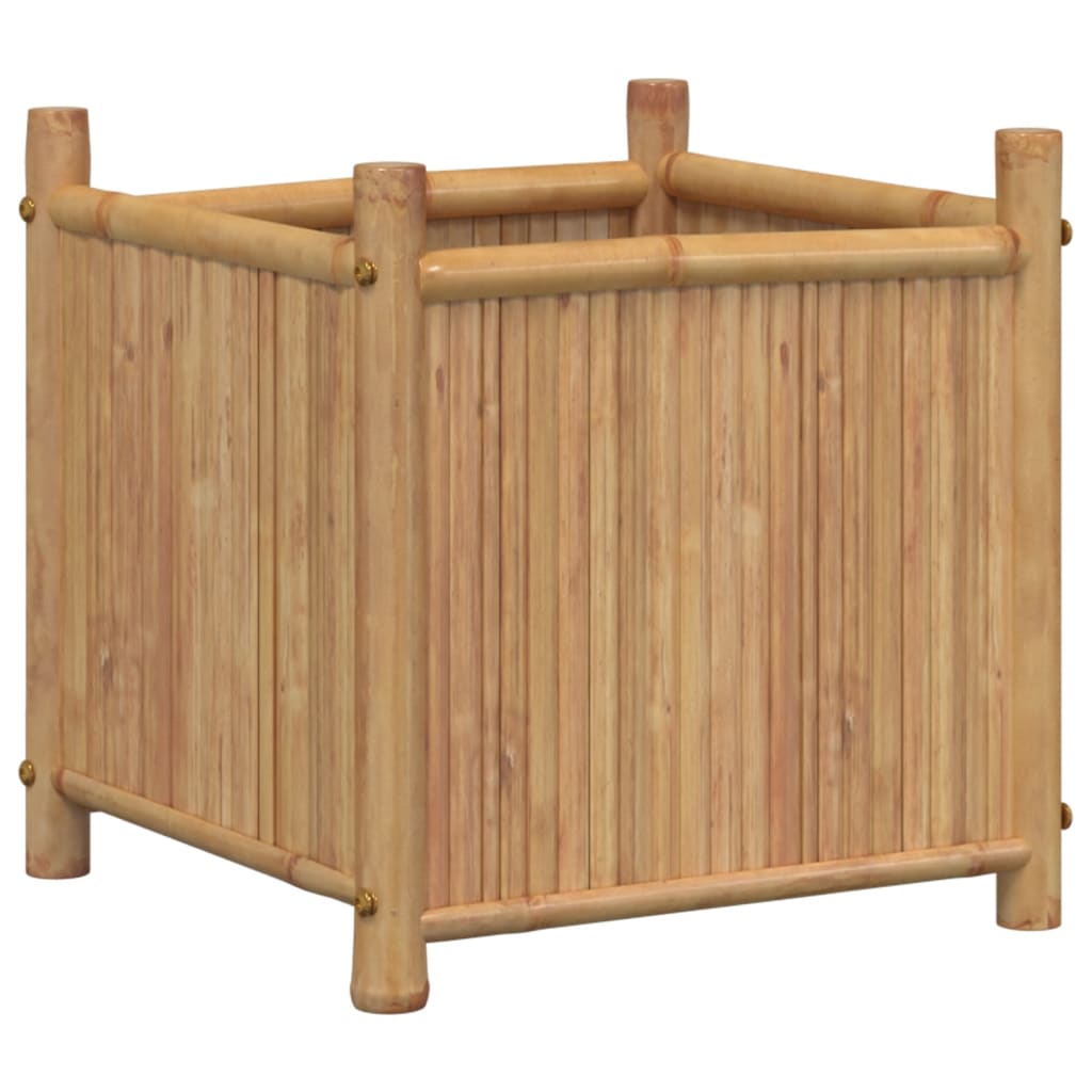 Planter 15.7"x15.7"x15.7" Bamboo