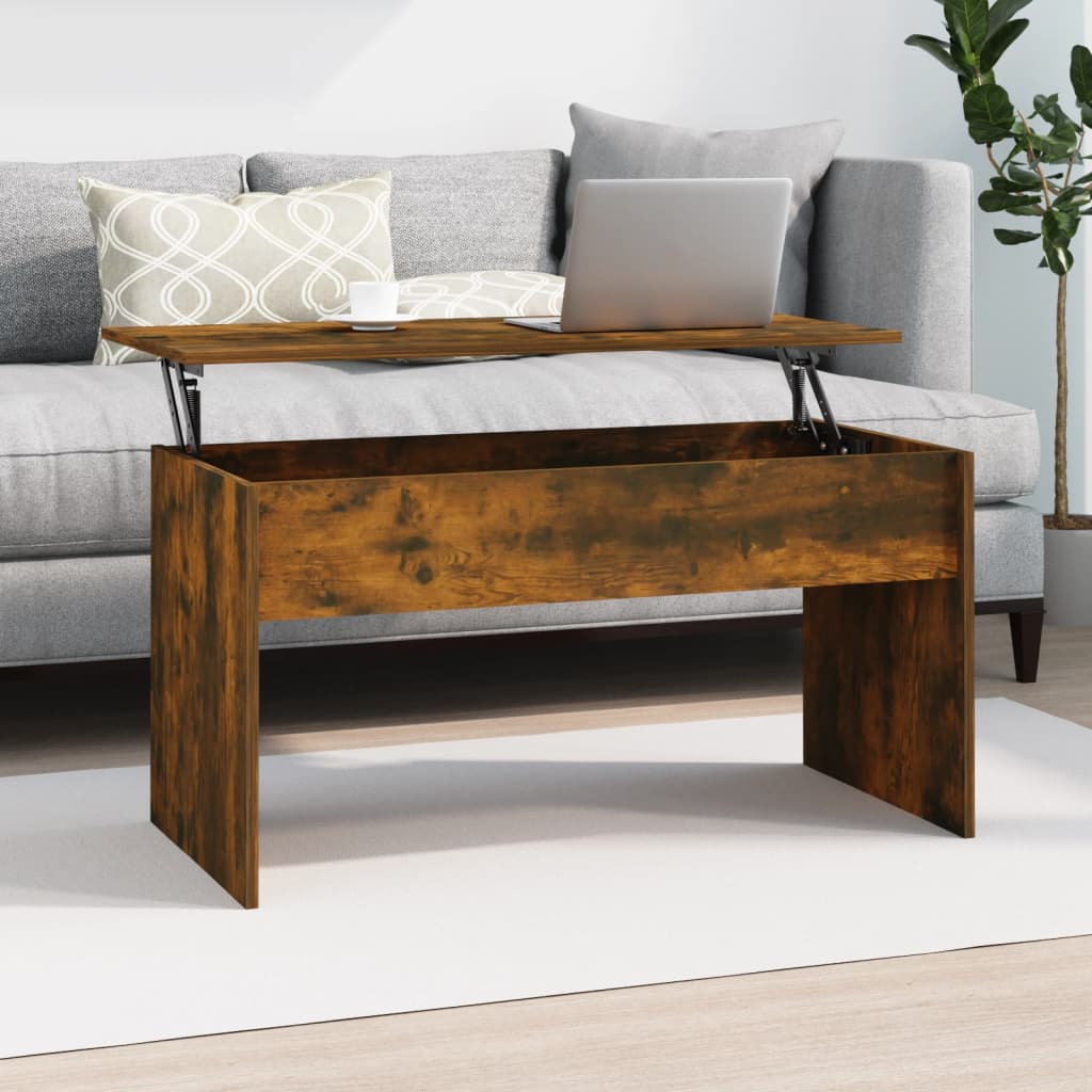 Coffee Table Concrete Gray 40.2"x19.9"x20.7" Engineered Wood