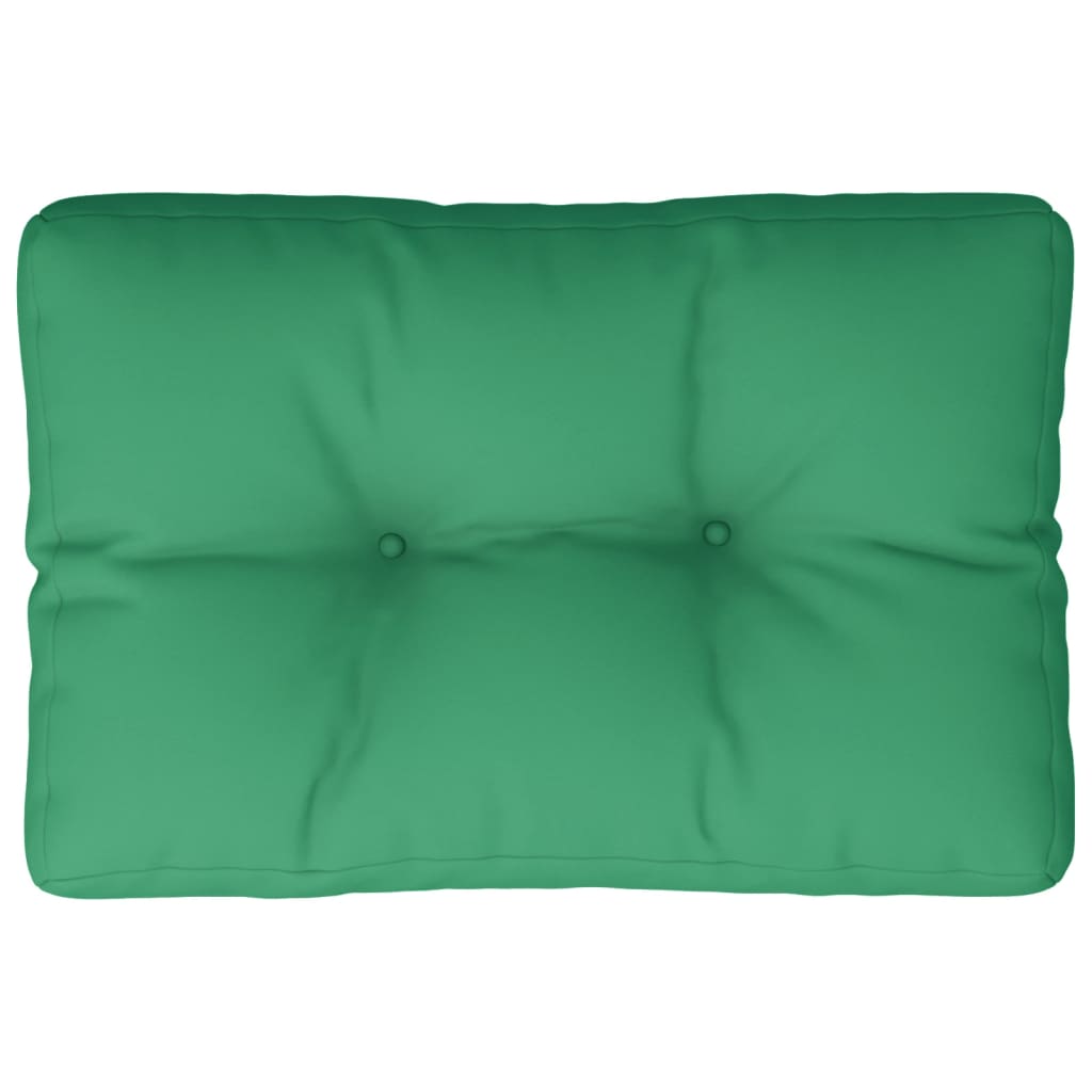 Pallet Cushion Green 23.6"x15.7"x4.7" Fabric