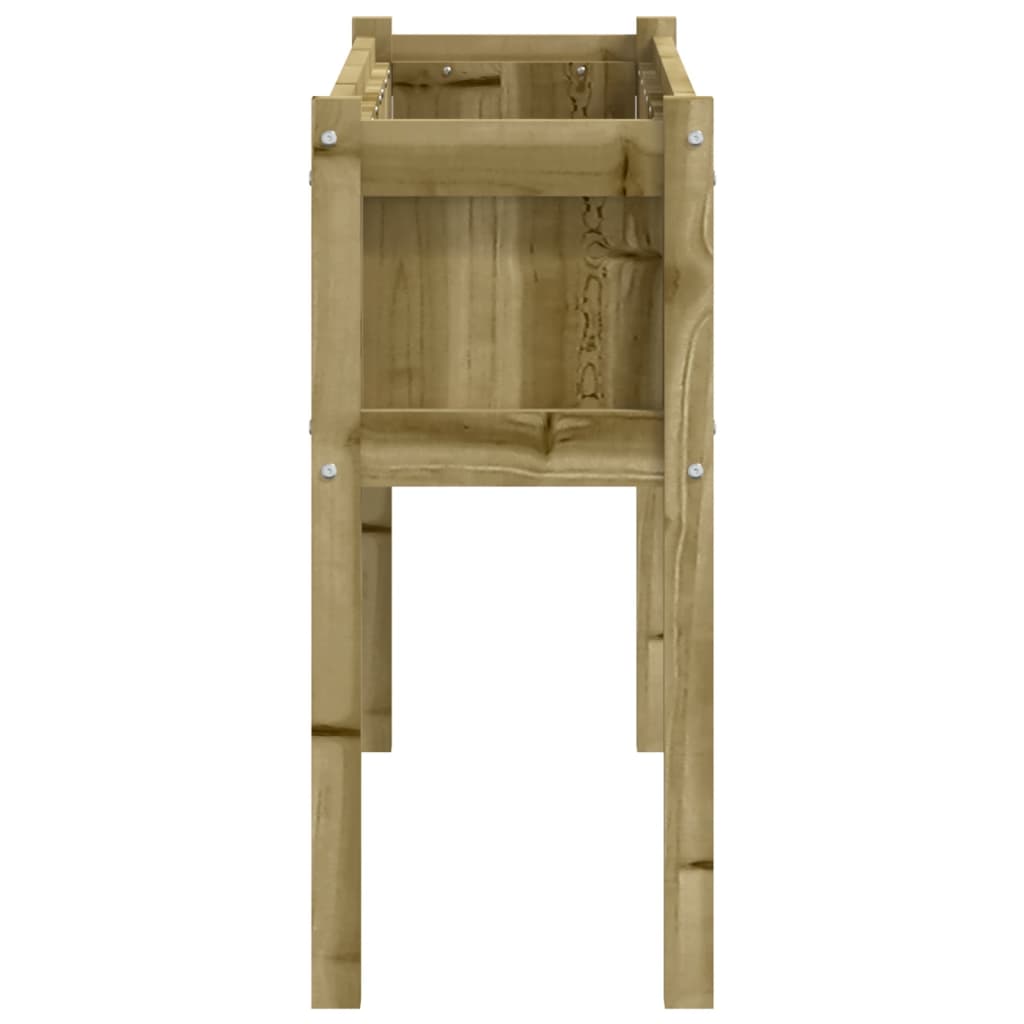 Garden Planter with Legs 43.3"x12.2"x27.6" Impregnated Wood Pine