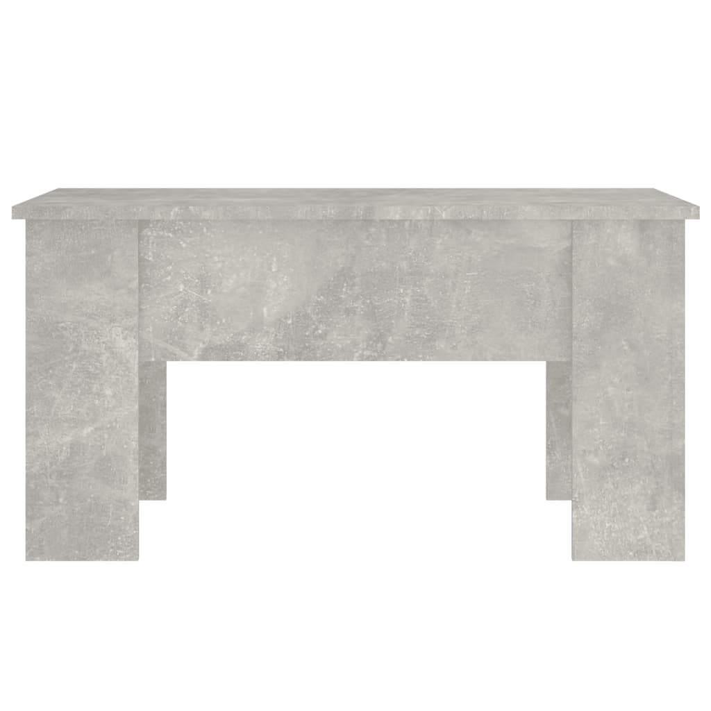 Coffee Table Concrete Gray 31.1"x19.3"x16.1" Engineered Wood