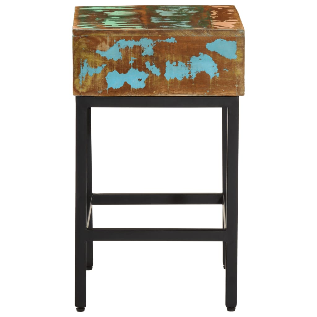 Side Table 15.7"x11.8"x20.1" Solid Wood Reclaimed