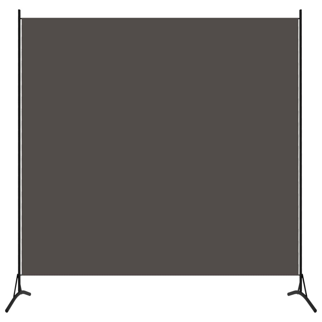 4-Panel Room Divider Brown 274.8"x70.9" Fabric