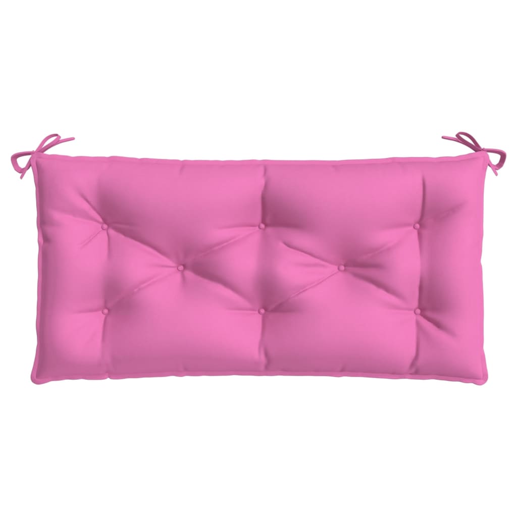 Garden Bench Cushions 2pcs Pink 39.4"x19.7"x2.8" Fabric