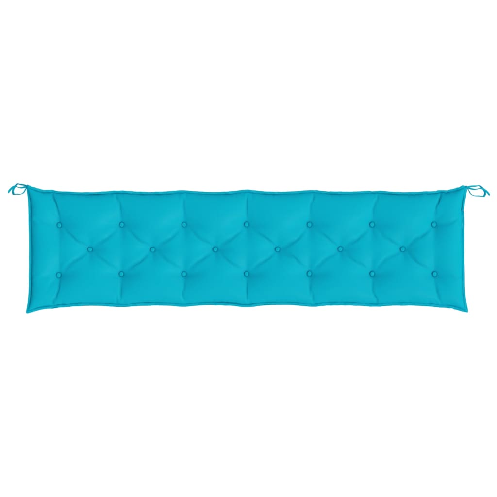 Garden Bench Cushions 2pcs Turquoise 78.7"x19.7"x2.8" Fabric