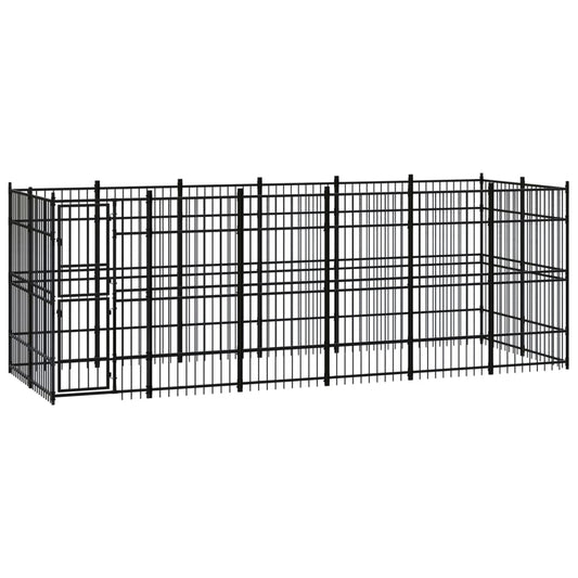 Outdoor Dog Kennel Steel 119 ft��