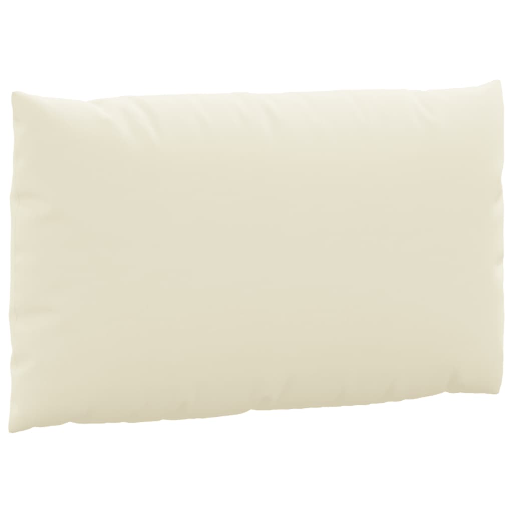 Pallet Cushions 2 pcs Cream White Oxford Fabric