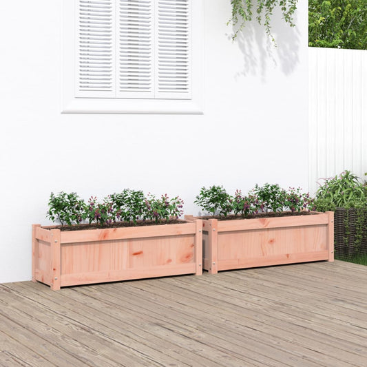 Garden Planters 2 pcs Solid Wood Douglas