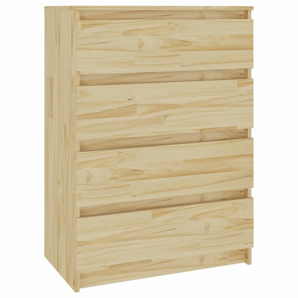 Side Cabinets 3 pcs Solid Wood Pine