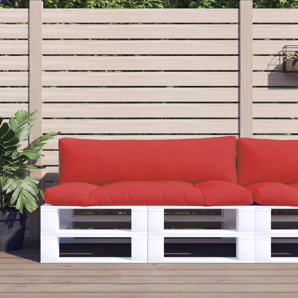 Pallet Cushions 2 pcs Red Fabric