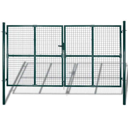 Garden Mesh Gate Fence Door Wall Grille 113.8" x 78.7" / 120.5" x 98.4"