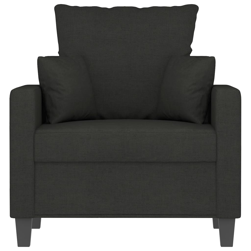 Sofa Chair Black 23.6" Fabric