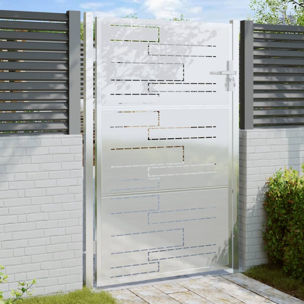 Garden Gate 39.4"x49.2" Stainless Steel