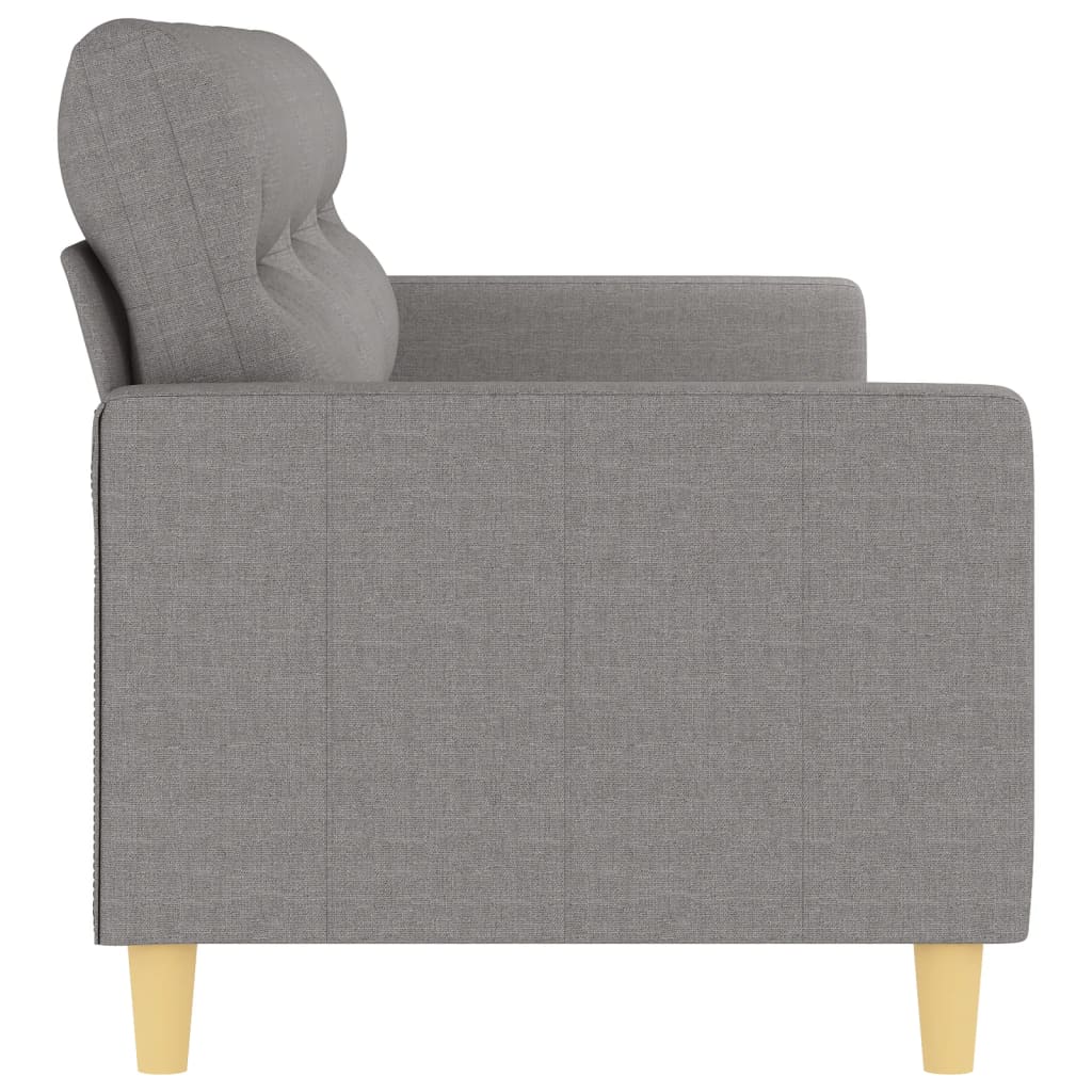 3-Seater Sofa Light Gray 82.7" Fabric