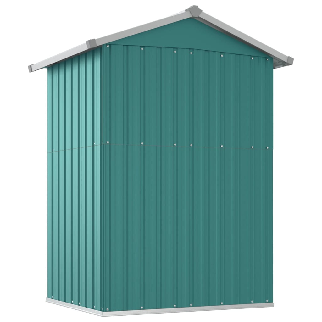 Garden Shed Green 49.6"x38.4"x69.7" Galvanized Steel