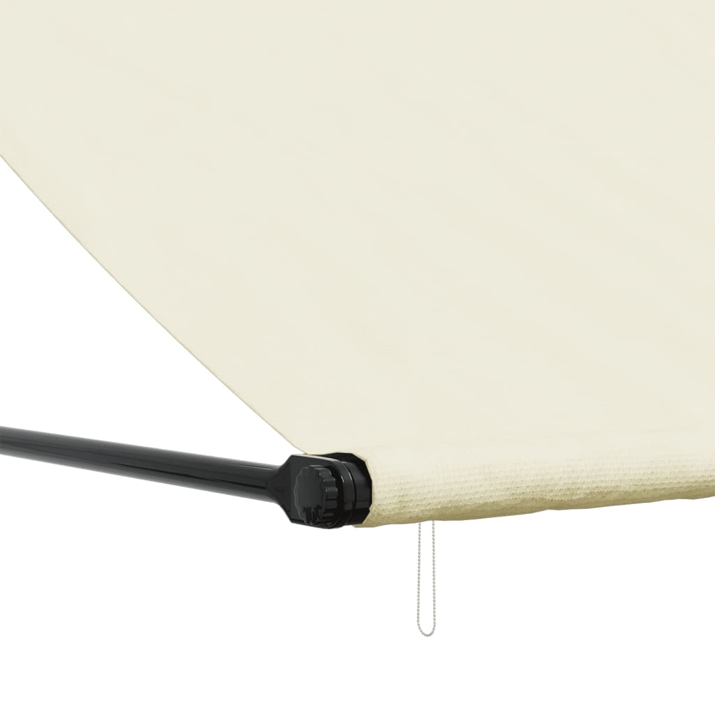 Retractable Awning Cream 118.1"x59.1" Fabric and Steel