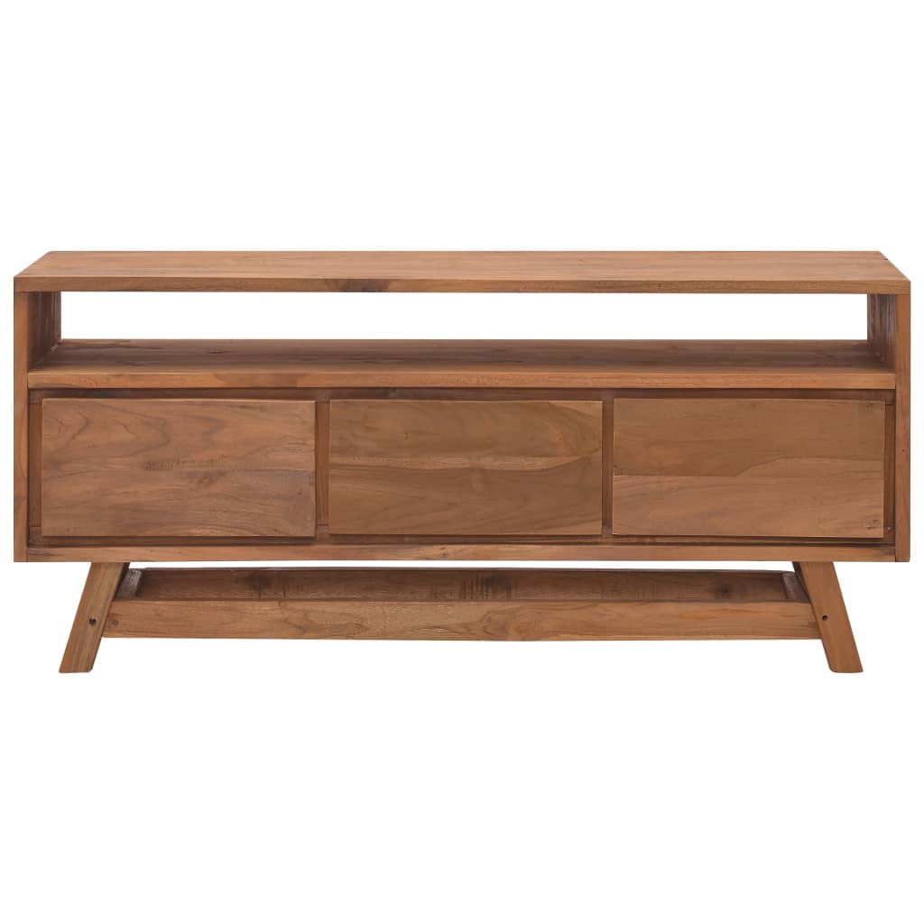 TV Stand 43.3"x11.8"x19.7" Solid Wood Teak