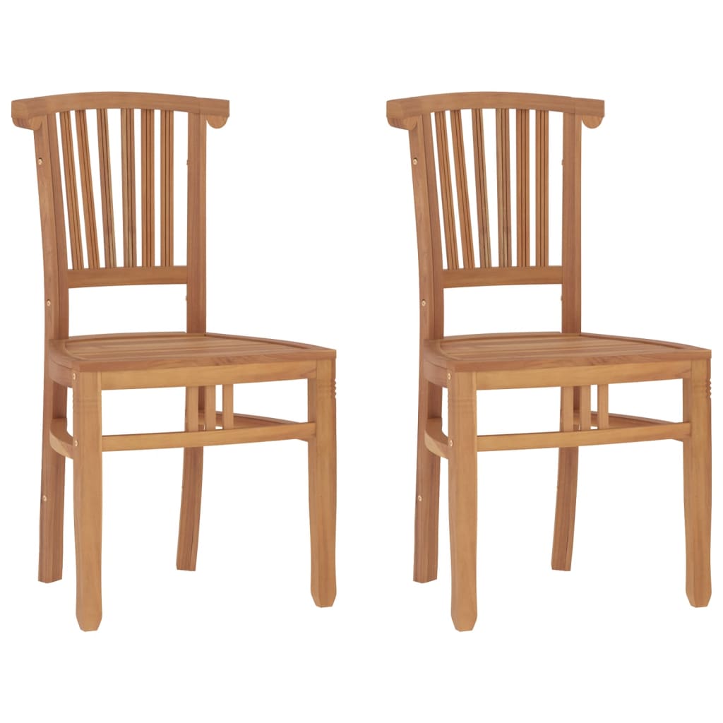 3 Piece Patio Dining Set Solid Wood Teak