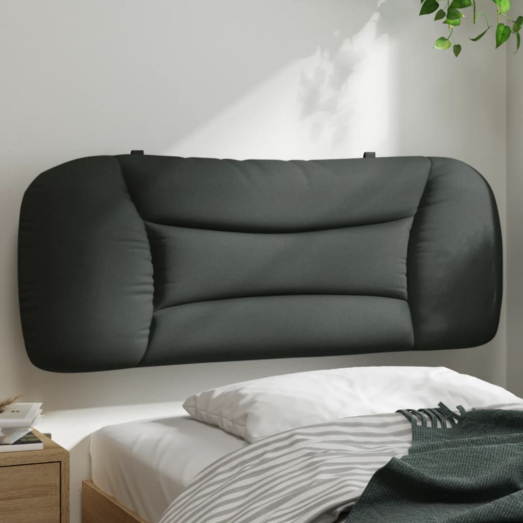 Headboard Cushion Dark Gray 39.4" Fabric