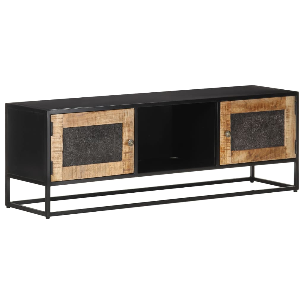 TV Stand 47.2"x11.8"x15.7" Rough Mango Wood