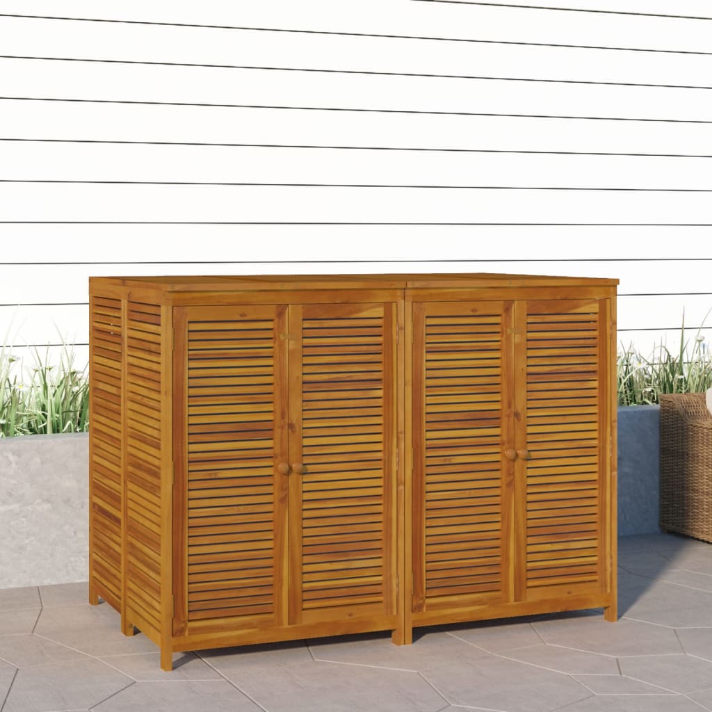 Patio Storage Box 55.1"x34.3"x40.9" Solid Wood Acacia