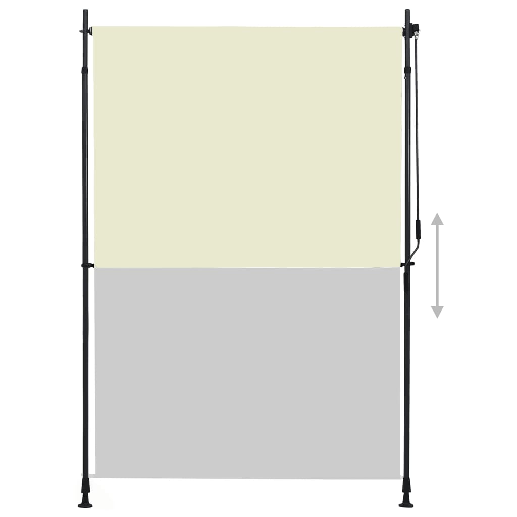 Outdoor Roller Blind 59.1"x106.3" Cream