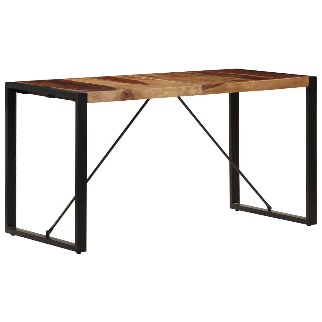 Dining Table 55.1"x27.6"x29.5" Solid Sheesham Wood