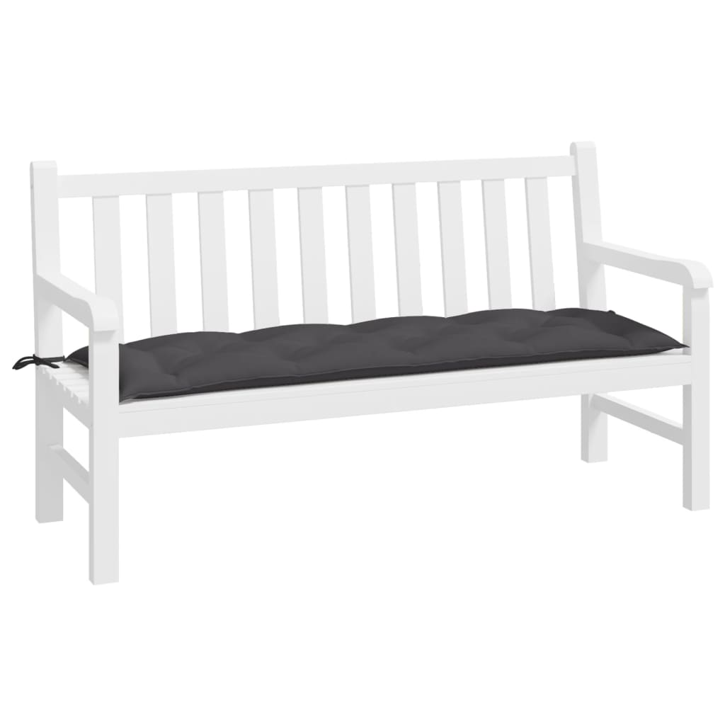 Garden Bench Cushion Anthracite 59.1"x19.7"x2.8" Oxford Fabric