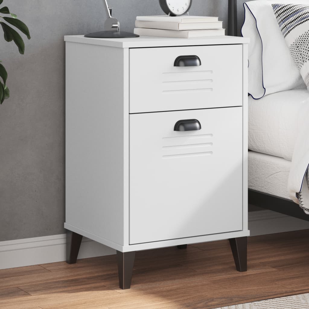 Bedside Cabinet VIKEN Black Engineered Wood