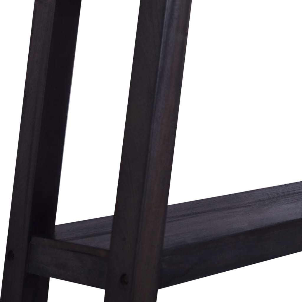 Console Table Black 47.2"x11.8"x29.5" Solid Mahogany Wood