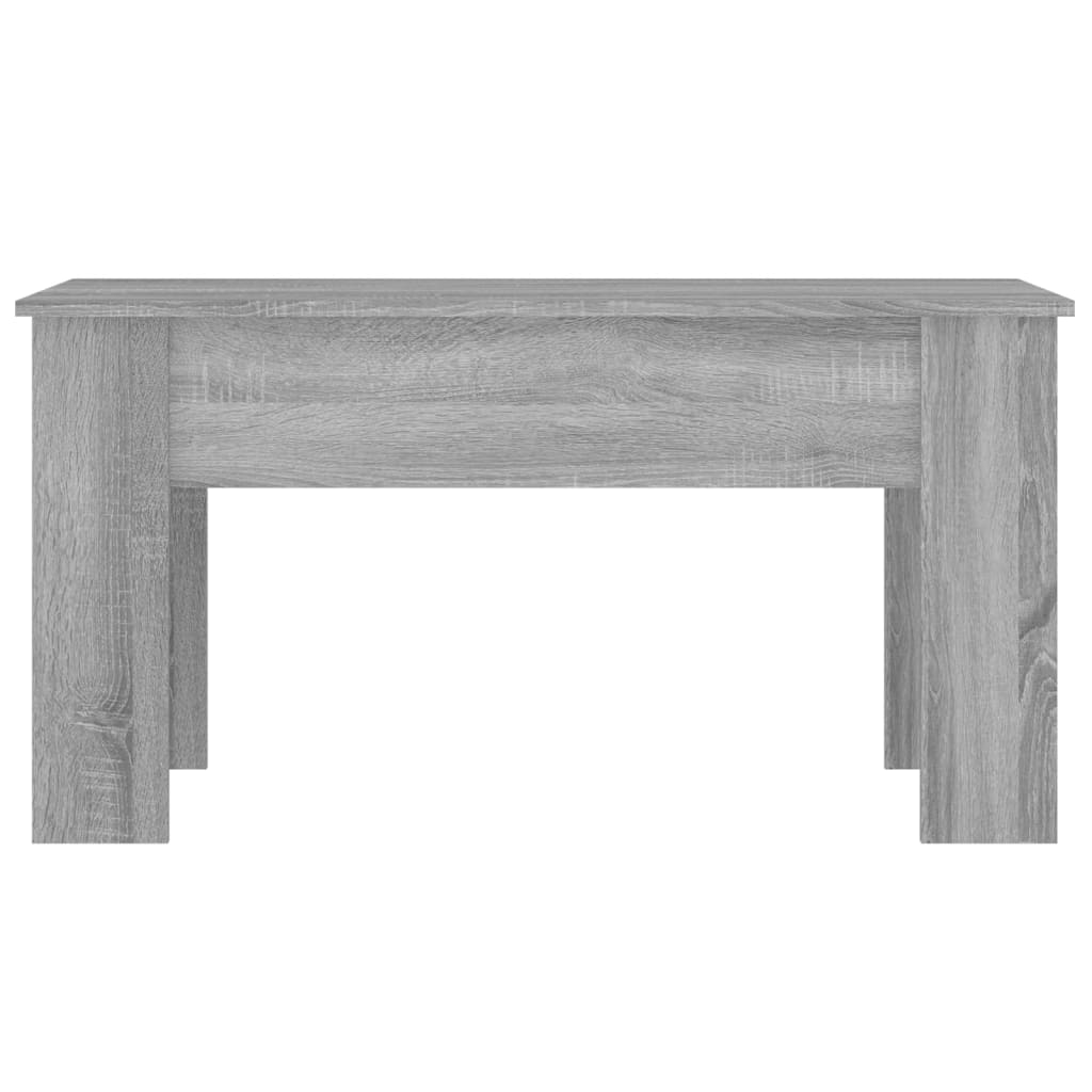 Coffee Table Gray Sonoma 39.8"x19.3"x20.5" Engineered Wood