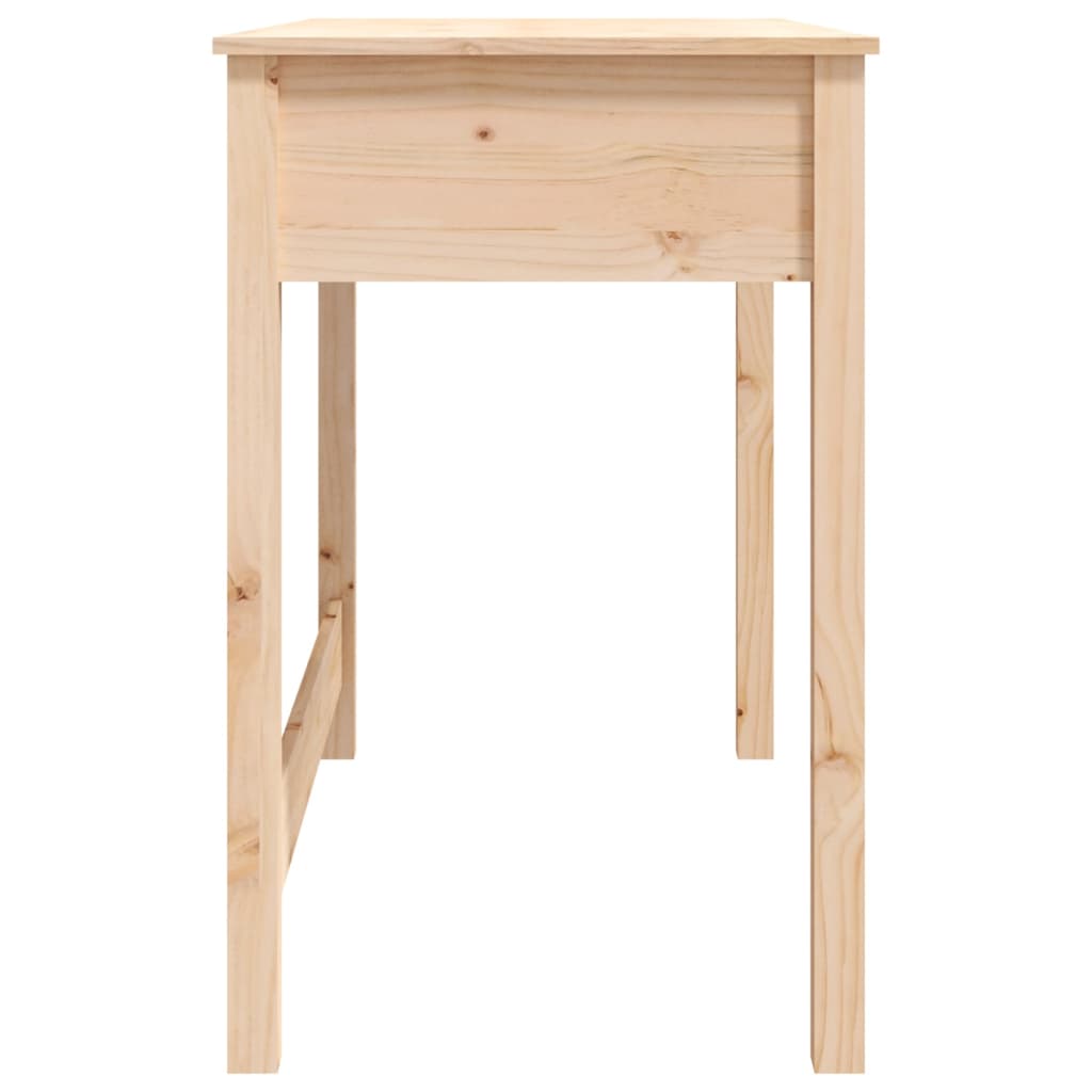 Desk with Drawers 39.4"x19.7"x30.7" Solid Wood Pine